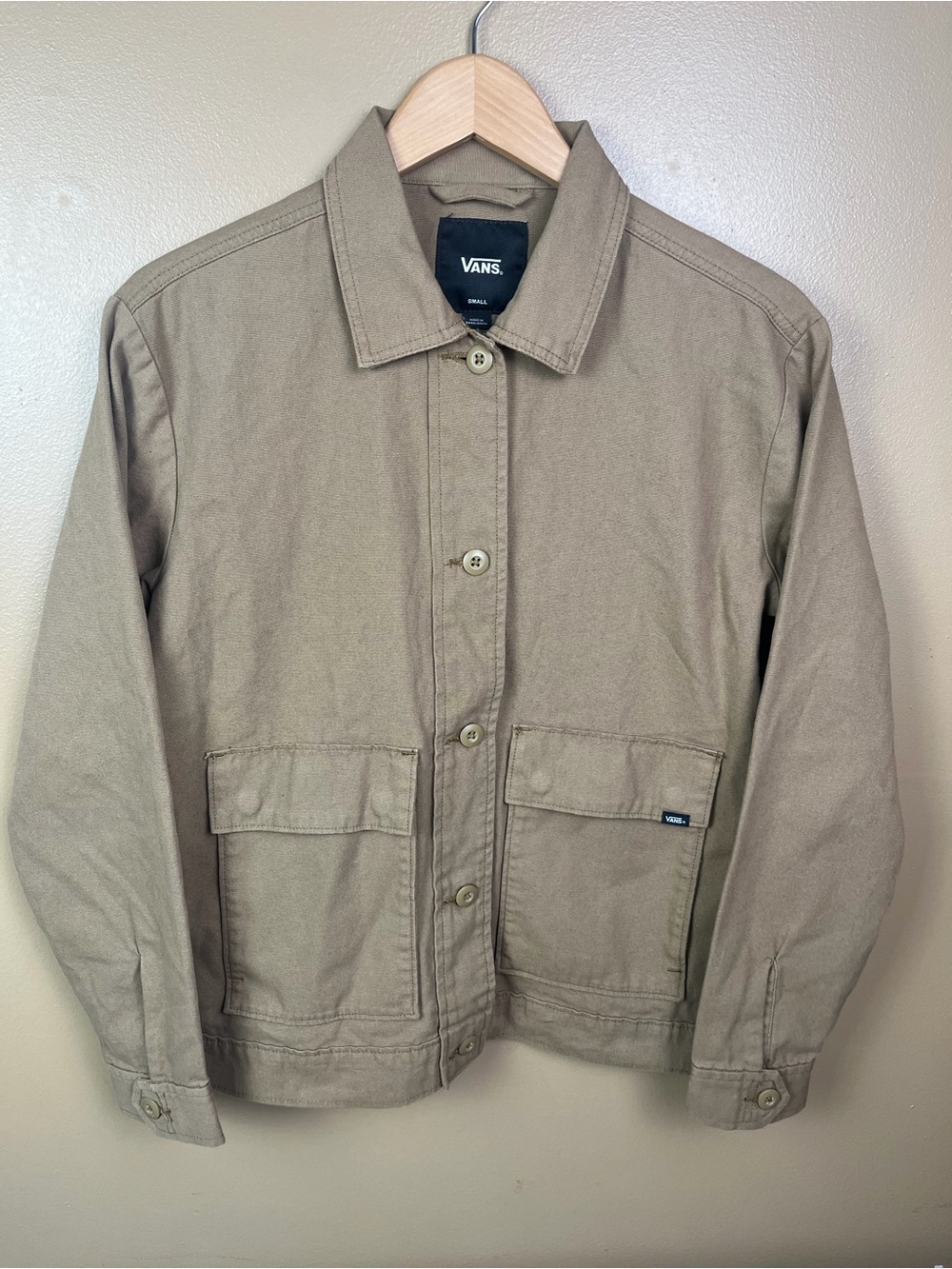 VANS Lizzie Armanto Canvas Chore Jacket Size Small
